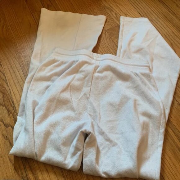 white cream loungewear pants Sunday Best - Picture 2 of 4